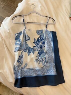 Blue & White Nautical Cami